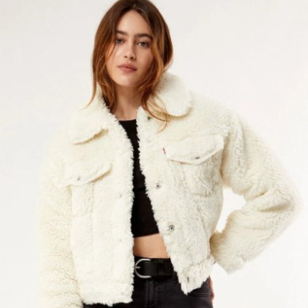 NWT Levi's Baby Bubble Sherpa Trucker Jacket L MSRP $148